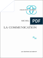 Hermès I La Communication Michel Serres Serres Michel
