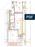 Planta de serviço com medidas e indicações