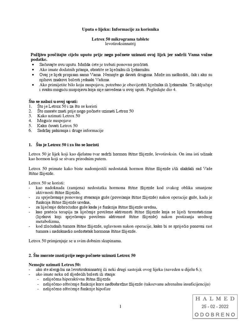 Letrox 50 PIL | PDF