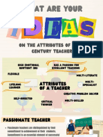Attributes of 21st Century Teacher