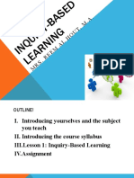 Inquiry-Based Learning Syllabus