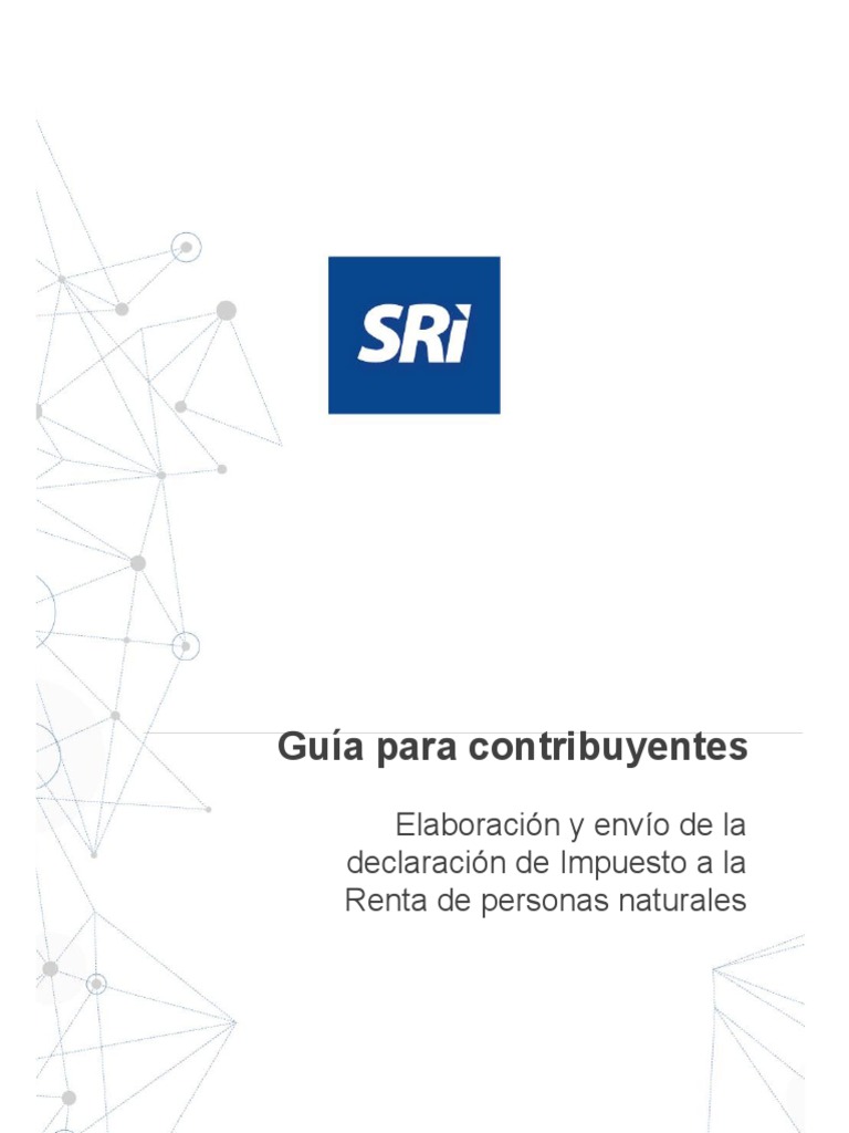 Guía para Declarar Impuesto a la Renta | PDF | Activo intangible ...