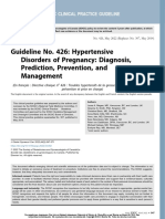 Guideline No. 426: Hypertensive Disorders of Pregnancy: Diagnosis, Prediction, Prevention, and Management