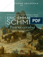Eric Emmanuel Schmitt Străbătând Secolele Poarta Cerului Vol 2