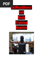 SMD Full Body Training Split