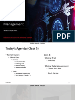 Clinical Data Management - Class 5