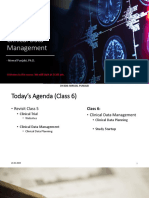 Clinical Data Management - Class 6