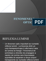 FENOMENELE OPTICE