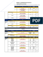 G11 Oct 2022 Exam Schedule Version Final