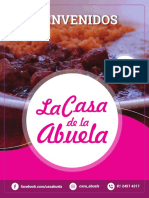 Casa de La Abuela Menu