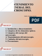 Mantenimiento General Del Microscopio