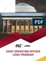 MIT xPRO-Chief Operating Officer (COO) Program-Brochure