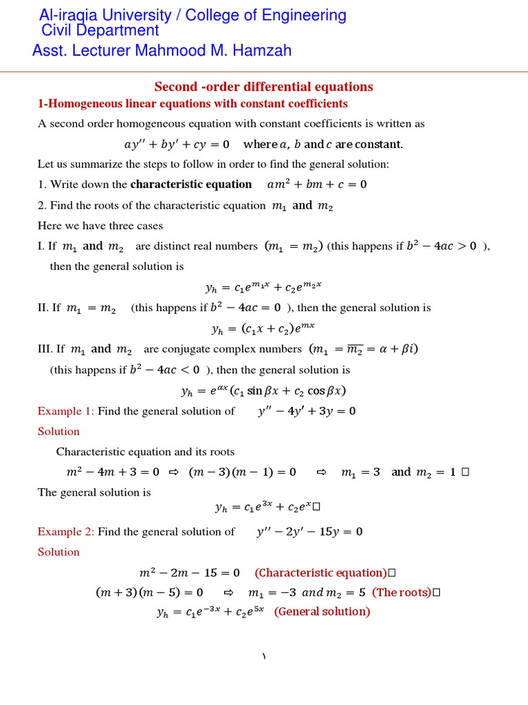 solutions-to-problems-involving-second-order-homogeneous-linear