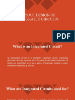 Layout Design of Integrated Circuits