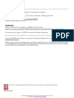 How The Weak Win Wars - A Theory of Asymmetric Conflict (International Security, Vol. 26, Issue 1) (2001)