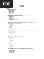 1984 Quiz Answer Key