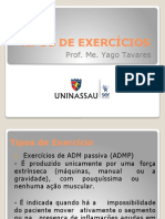 Tipos de Exercícios