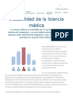 Mecanismos de Control y Trazabilidad de La Licencia Médica