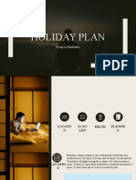 Holiday Plan