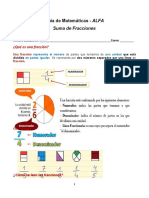 Guia de Matematicas - Suma de Fracciones Alfa