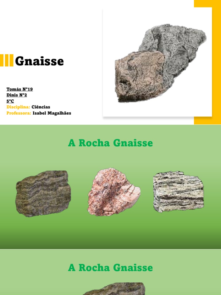 Características e Exemplos do Gnaisse | PDF | Ciências e Matemática