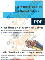 Classification of Power Cables