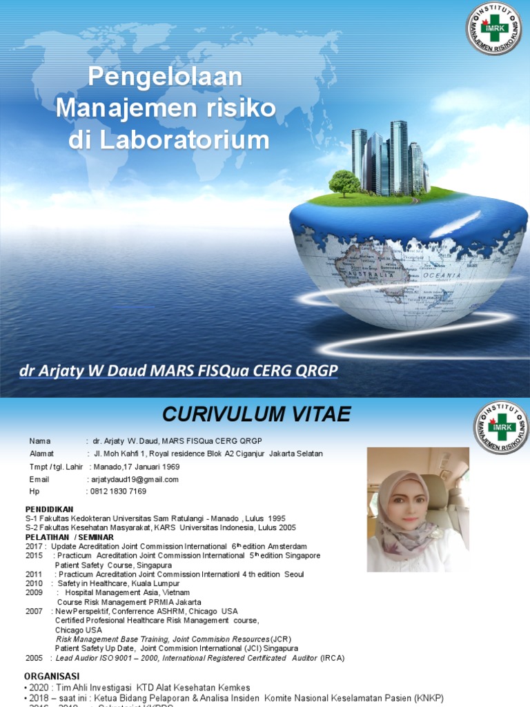 Pengeloaan Manajemen Risiko Di Lab Arjaty Daud KAKP Final | PDF ...