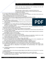 Outline On Phenomenologyical Method