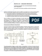 Sincronização de gerador síncrono utilizando o método do fogo girante