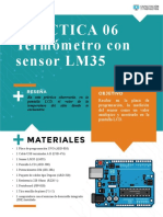 Práctica - 6 Básico - Termómetro Con Sensor LM35