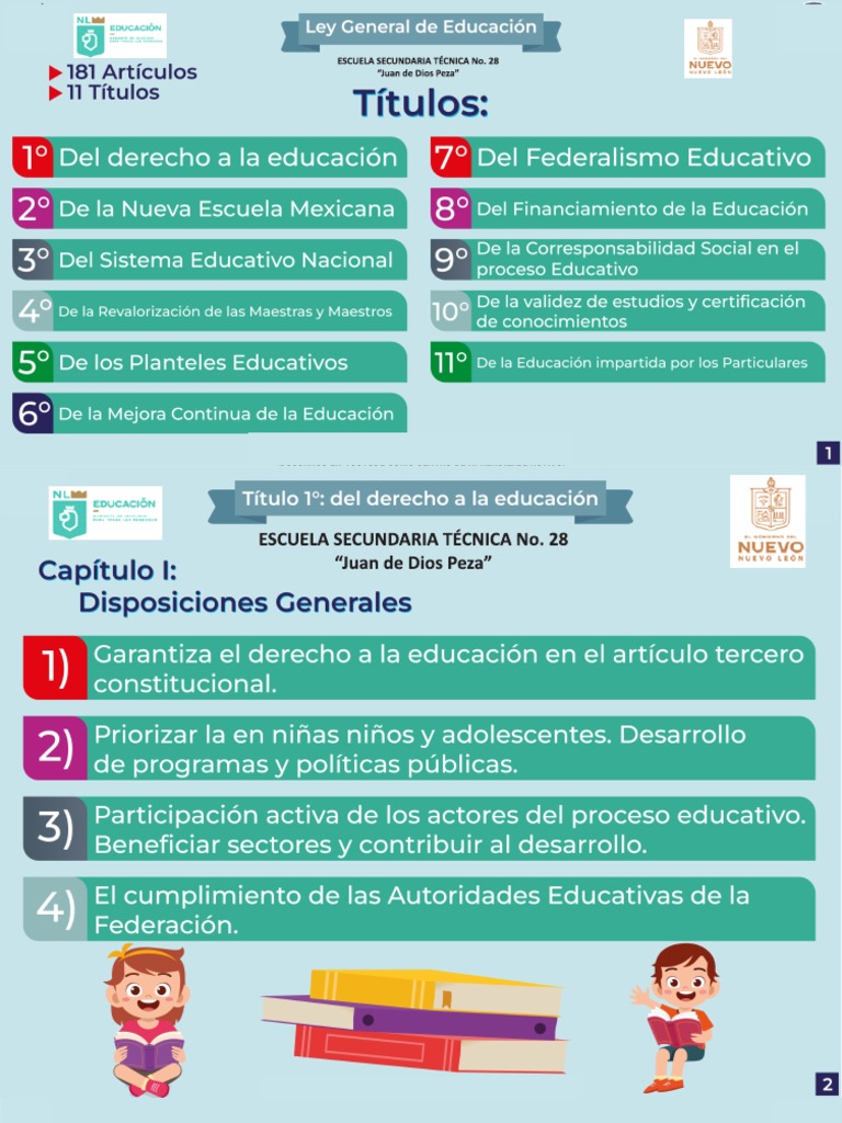 Ley General de Educacion | PDF