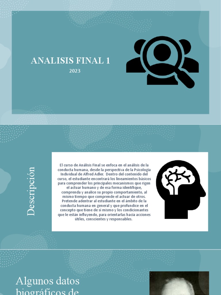 Clase+1+ +Introduccin+Analisis+Final+2023 | PDF | Sicología ...
