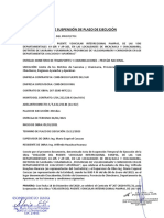 Acta de Suspension de Plazo de Ejecucion Debido Al Pato