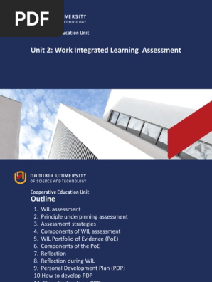 WIL Assessment