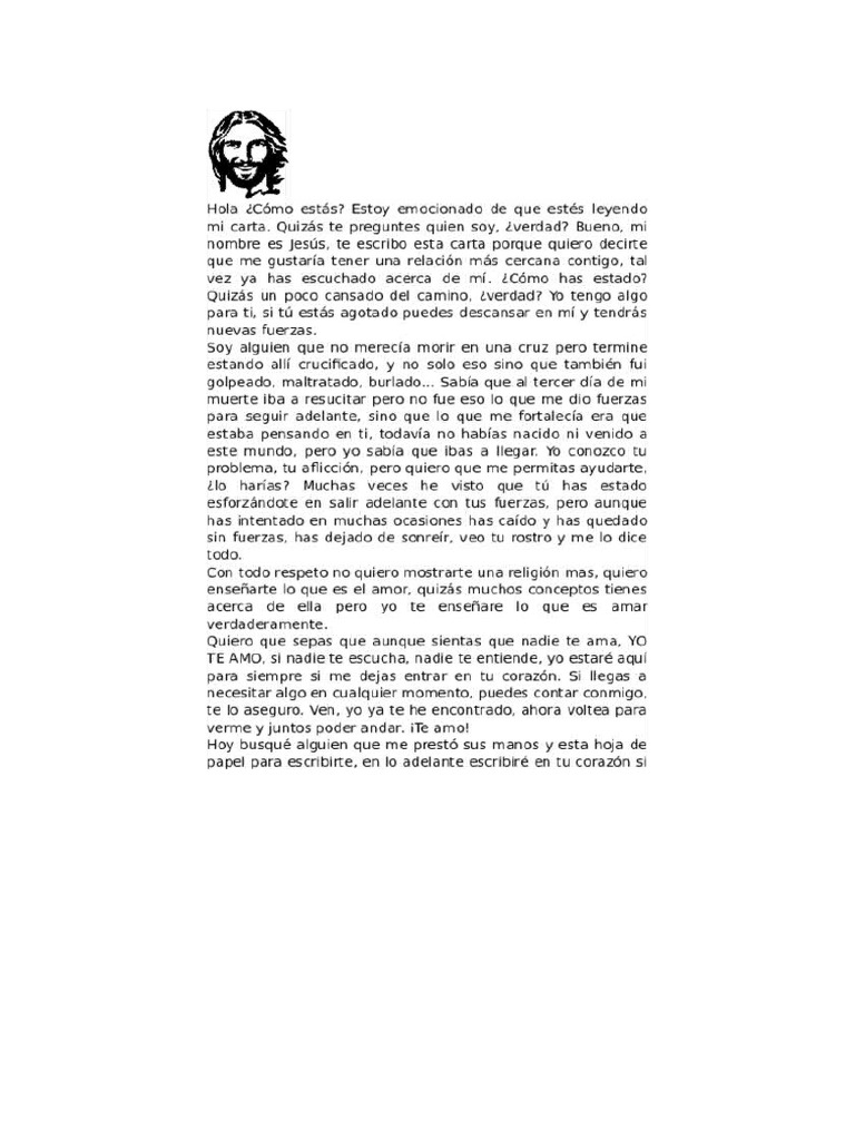 Carta de Jesus PDF