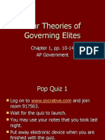 Four Theories of Governing Elites 3