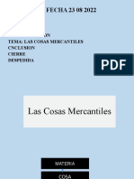 Las Cosas Mercantiles