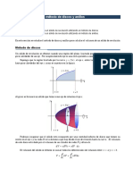 Volúmenes sólidos de revolución método discos anillos