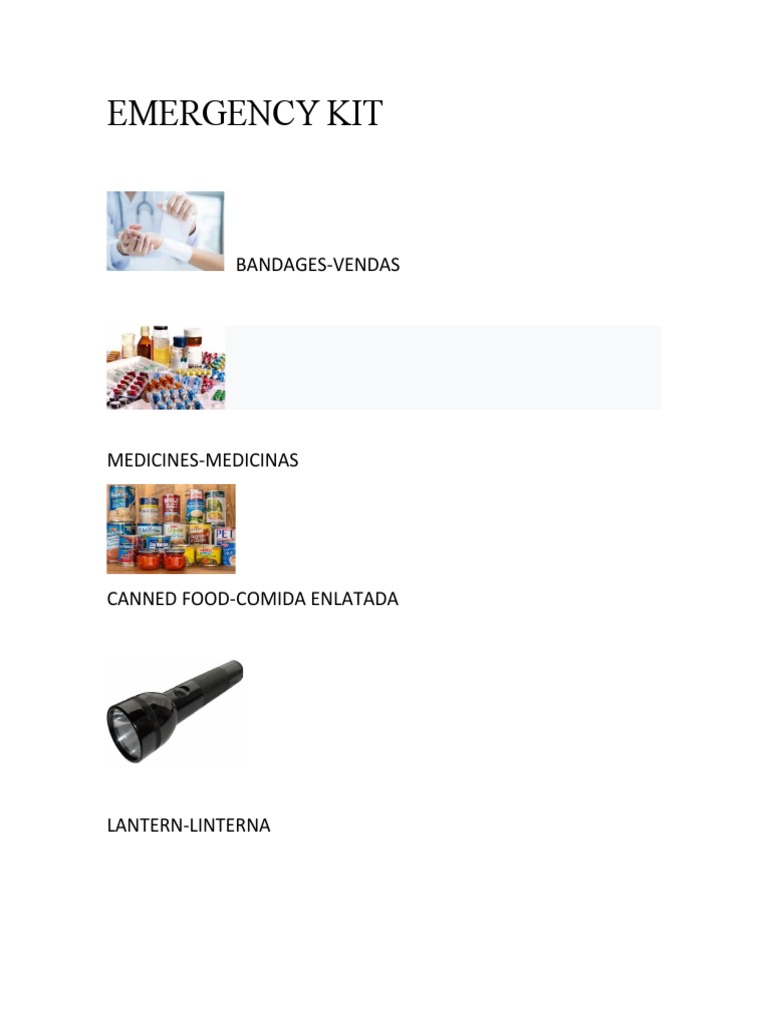 Emergency Kit PDF