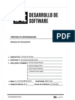 Informe Tecnico Sistema de Facturacion Proyecto Integrador