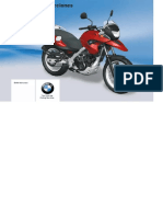 Manual de usuario BMW G 650 GS (2010) (Español - 140 páginas)