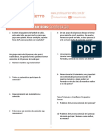 Exercícios - Análise Combinatória - Combinação