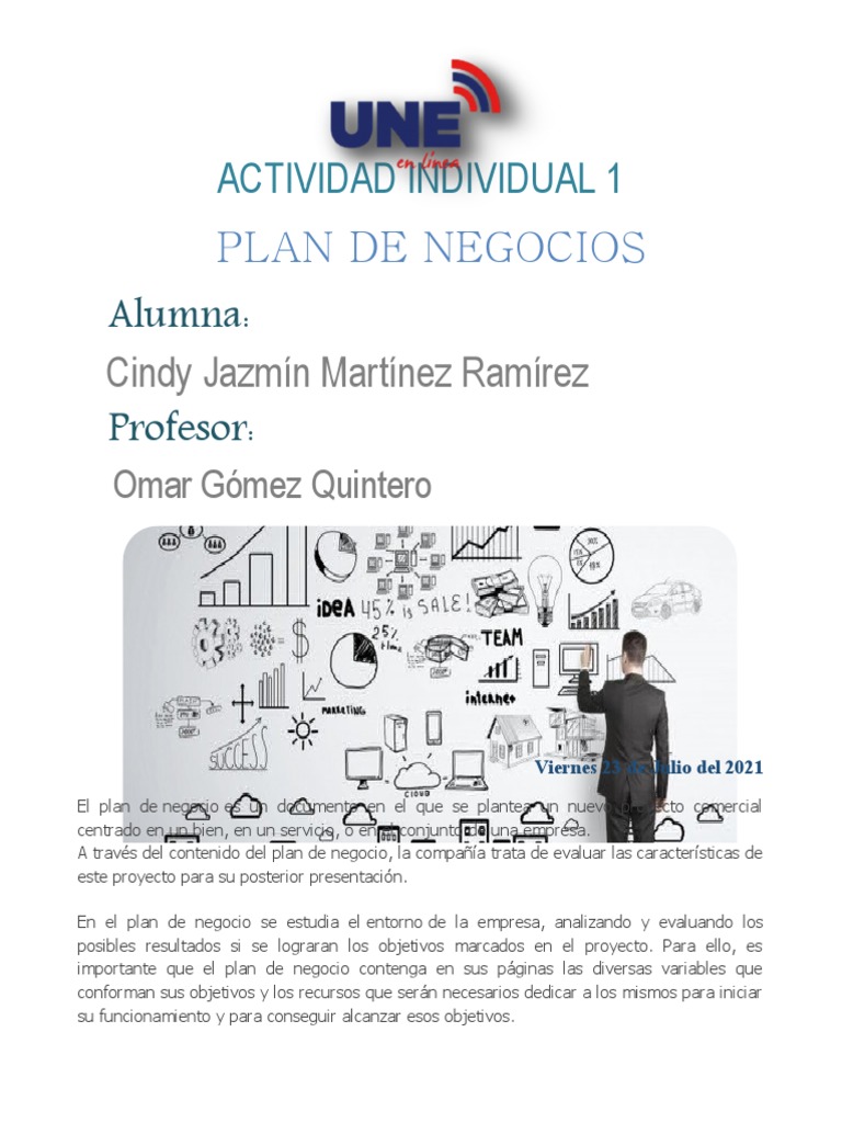 Guía para Elaborar un Plan de Negocios | PDF | Plan de negocios ...