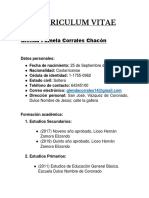 Curriculum Vitae Glenda