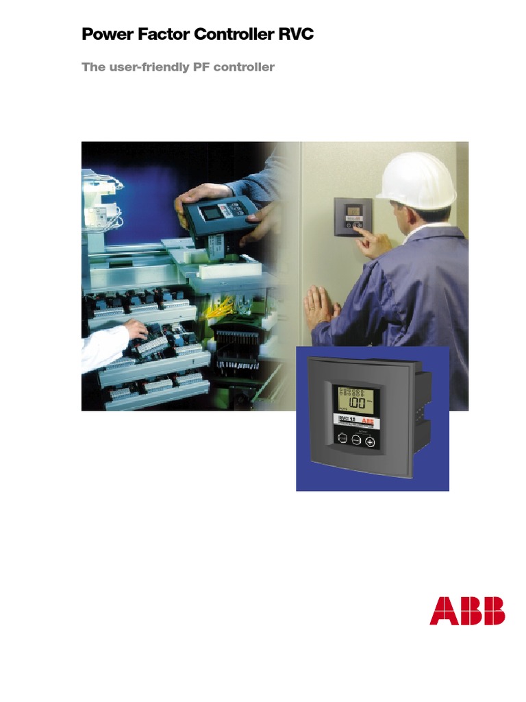Power Factor Controller RVC Guide | PDF | Mains Electricity | Electricity