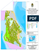 Peta Tutupan Lahan Perbatasan Sulawesi Tengah dan Sulawesi Tenggara