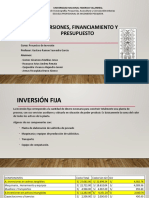 Inversiones, Financiamiento y Presupuesto (Expo)