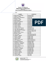 Annex B Participants