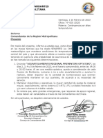 Oficio #005-2023 Contingencia Por Altas Temperaturas