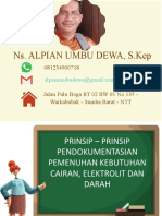 1. Prinsip – Prinsip Pendokumentasian Pemenuhan Kebutuhan Cairan,